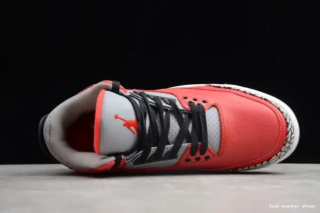 Cheap LUCY Air Red CK5692-600 Cement Jordan 3 0430
